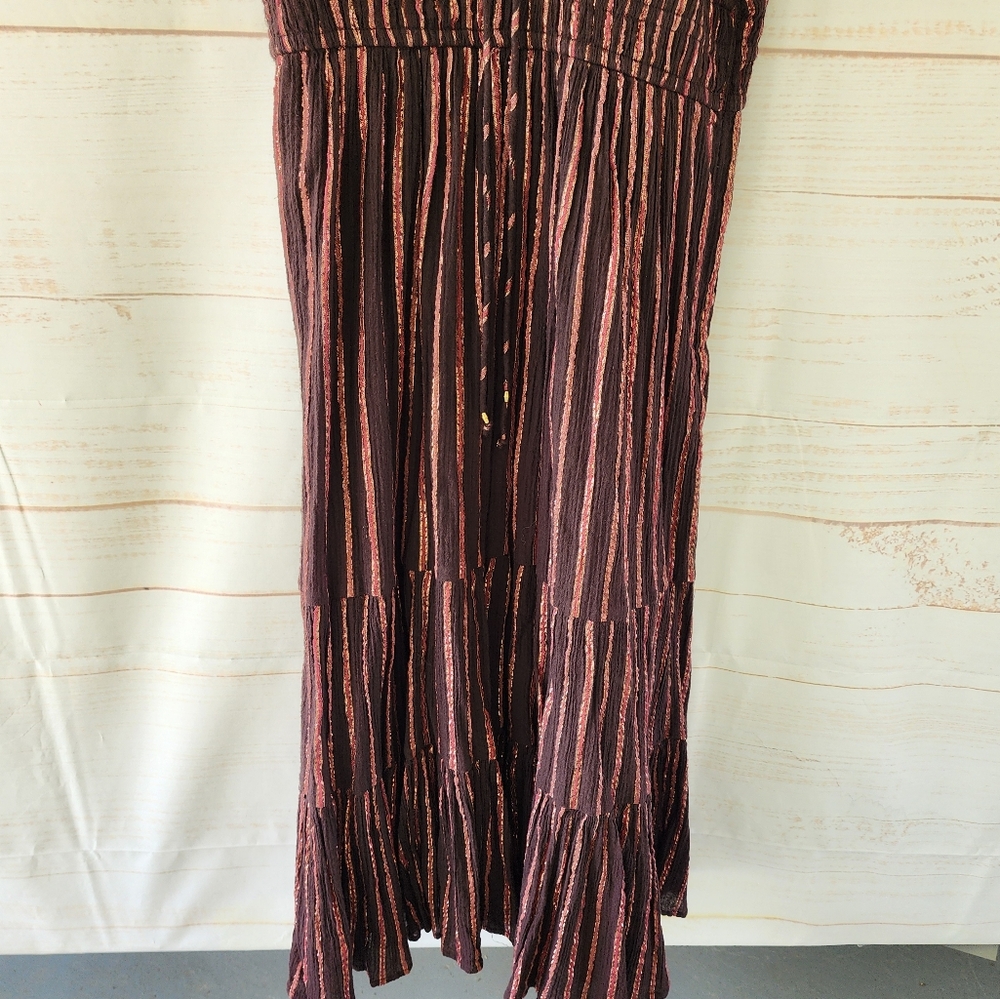 Ulla Johnson Zaria Metallic Striped Cotton And Lurex Dress Sizd 0 - Picture 13 of 16